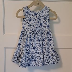 Blue floral sundress